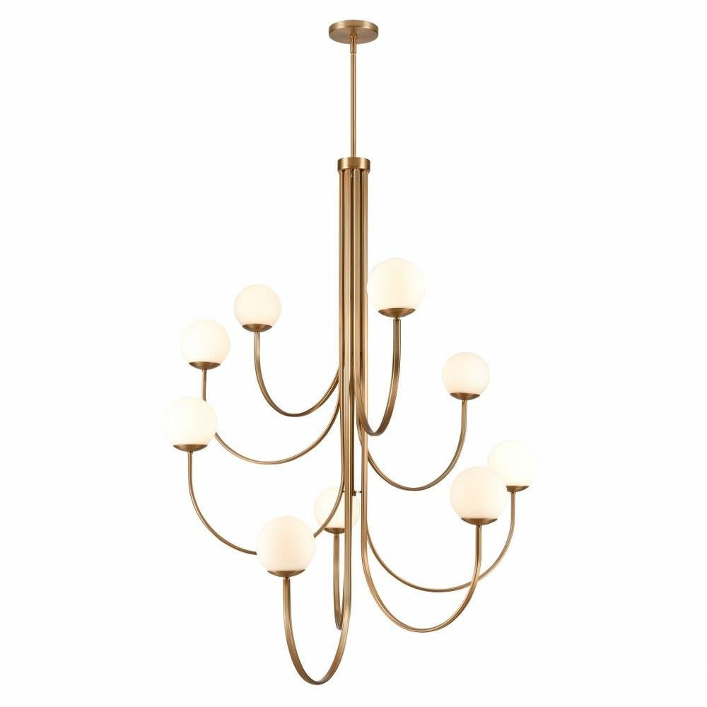 Bailey Street Home - 2499-BEL-4965814 - Osprey Covert - 9 Light Chandelier In Modern Style-59.75 Inches Tall and 43.5 Inches Wide