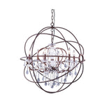 Geneva Rustic Intent Thirty-Two-Inch Pendant with Clear Crystals