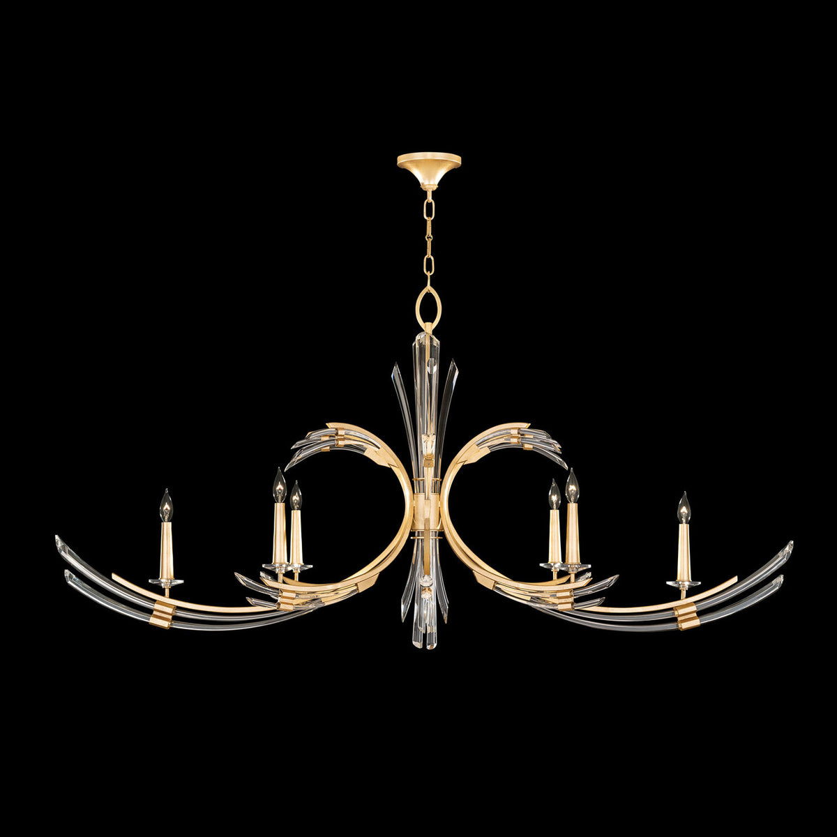 TREVI 68" W Oblong Chandelier