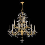 CRYSTAL LAUREL 75" W Round Chandelier