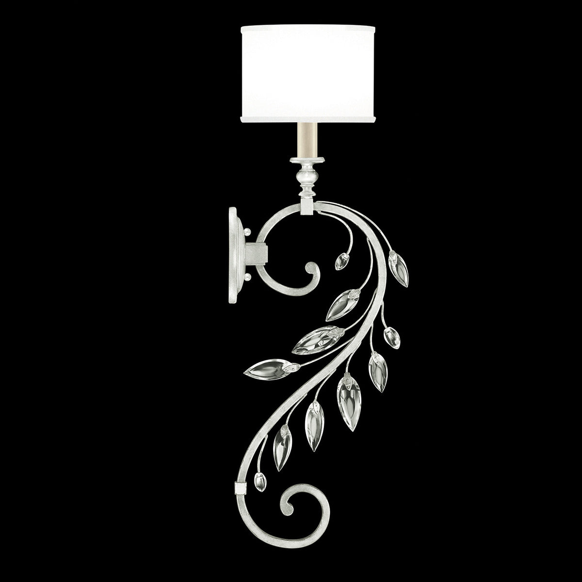CRYSTAL LAUREL 32" H Sconce