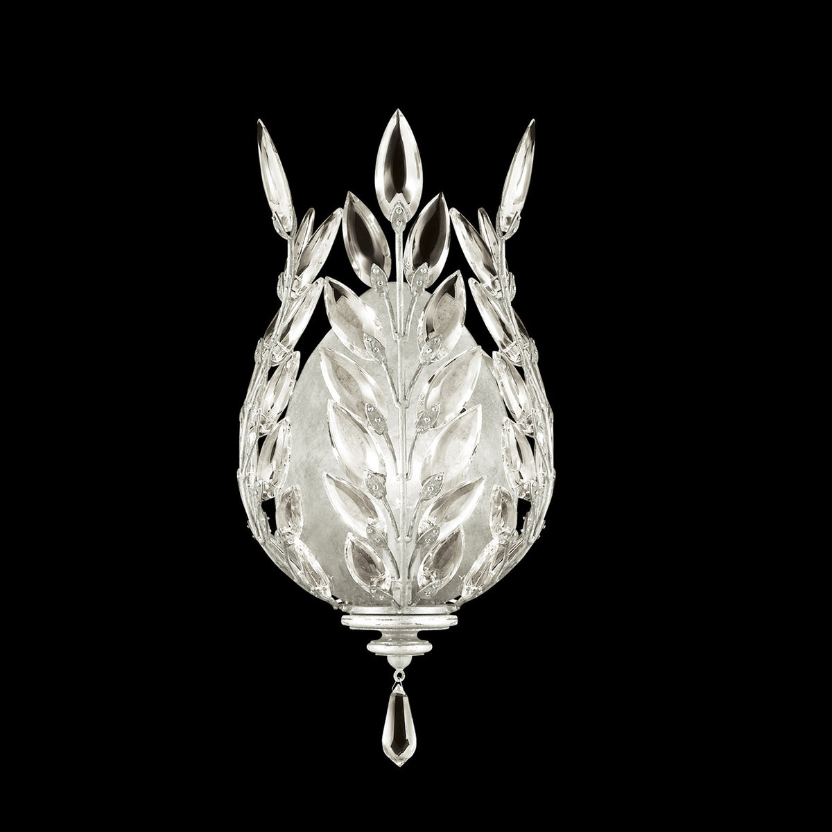 CRYSTAL LAUREL 17" H Sconce