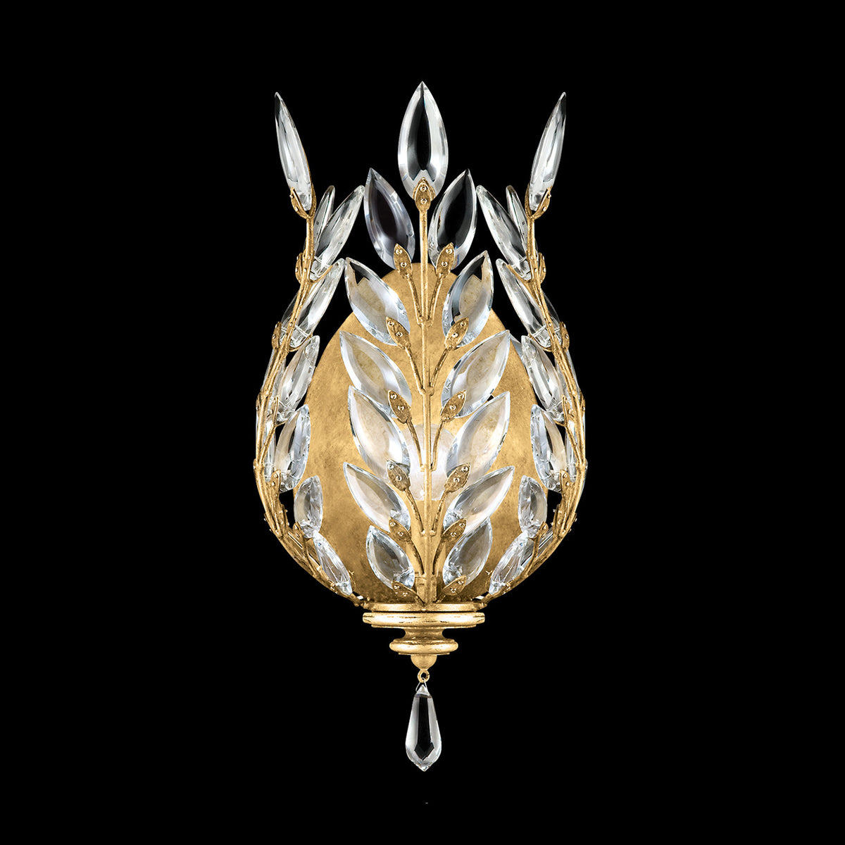 CRYSTAL LAUREL 17" H Sconce