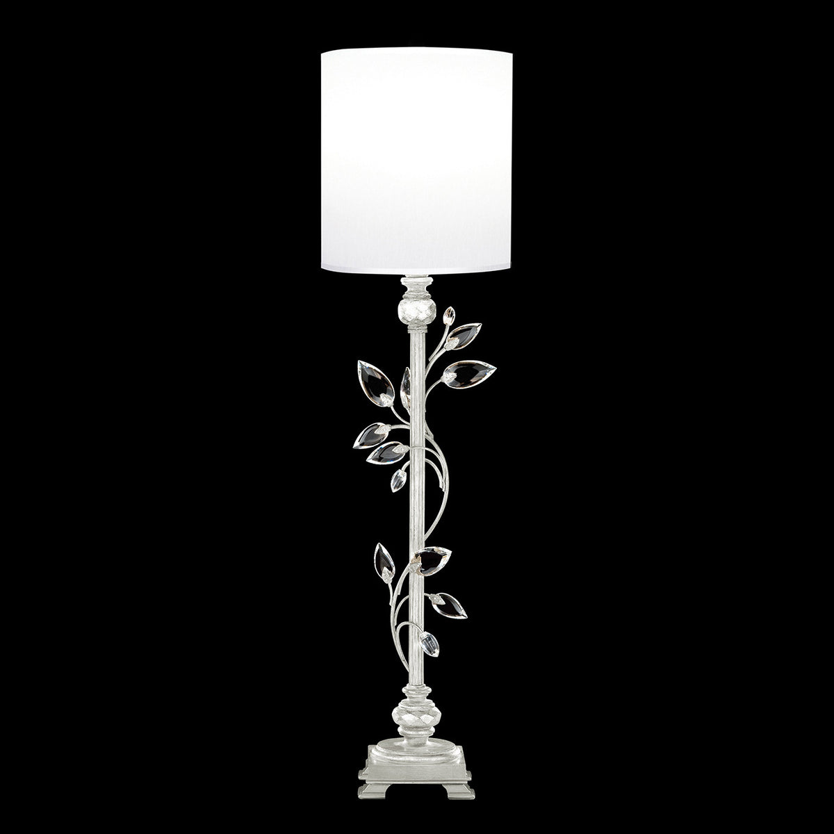 CRYSTAL LAUREL 37" H Console Lamp