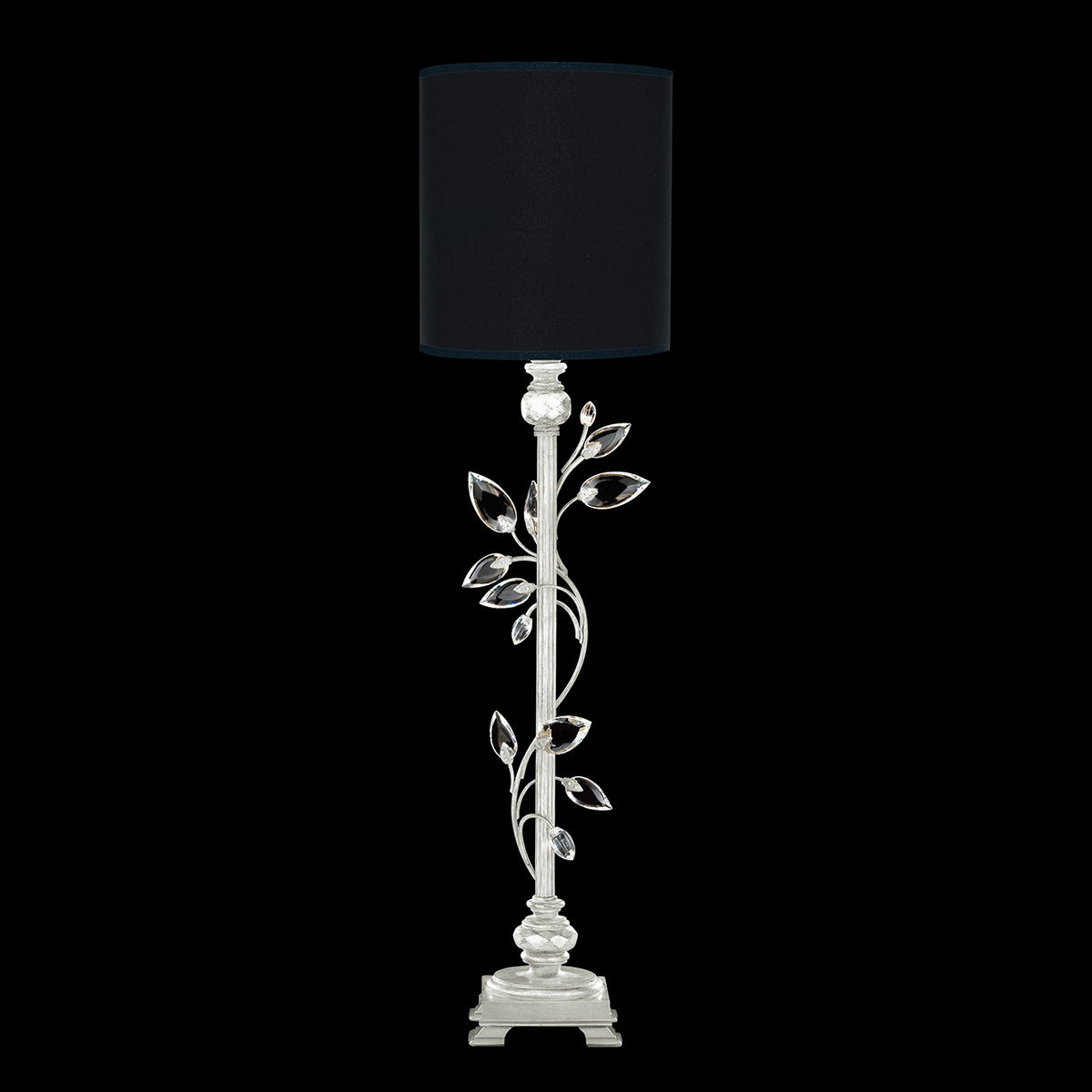 CRYSTAL LAUREL 37" H Console Lamp