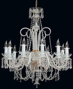 10 Light Emily Crystal Chandelier,chrome