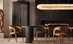 Rivage Lisse Oval Chandelier 74"