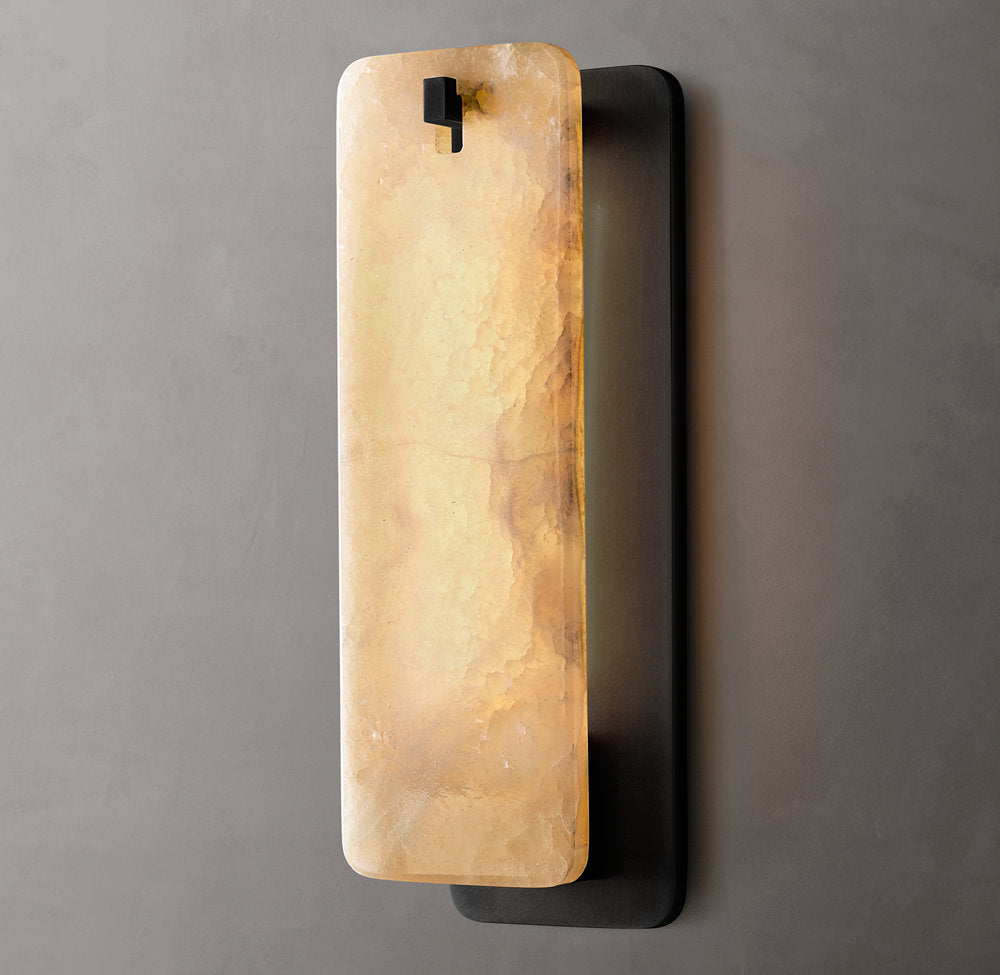 Calamette Onyx Sconce