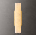 Audubon Alabaster Double Sconce