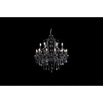 Black Crystal 18-Light Chandelier