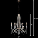 Varaluz Lighting - 270C06 - Barcelona - 6 Light Chandelier
