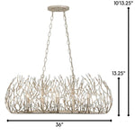 Varaluz Lighting - 271N06GD - Bask - Six Light Linear Pendant