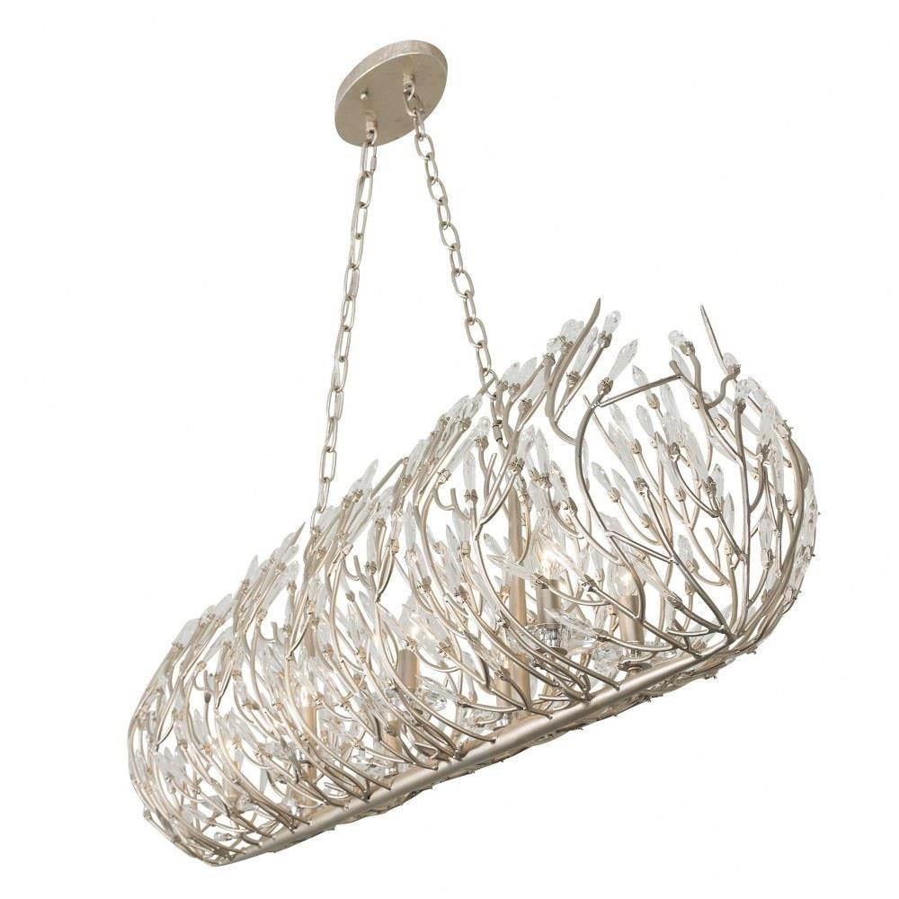 Varaluz Lighting - 271N08GD - Bask - Eight Light Linear Pendant
