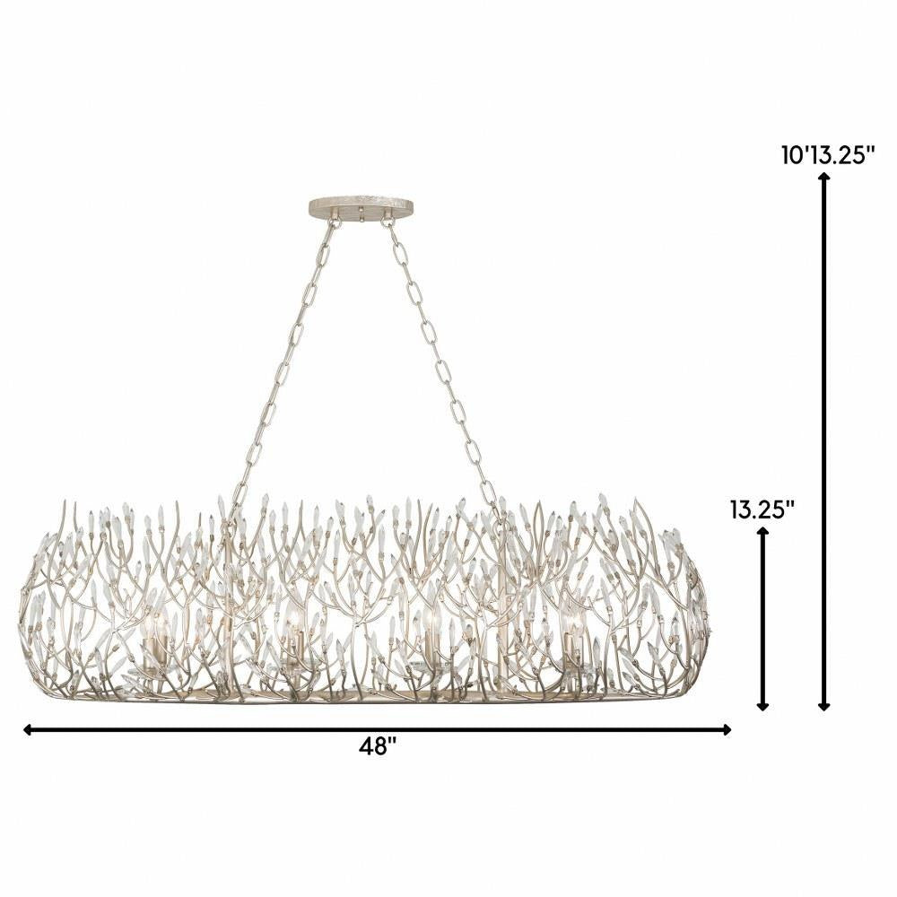 Varaluz Lighting - 271N08GD - Bask - Eight Light Linear Pendant