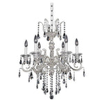 Six-Light Chandelier with Firenze Clear Crystal