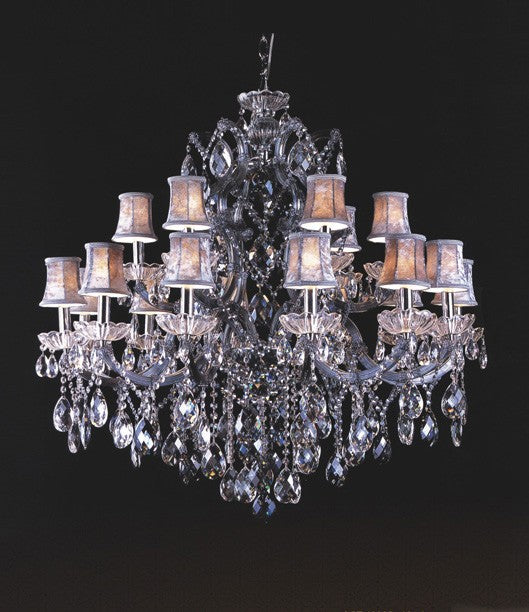 18 LightMaria Theresa chandelier ,Lavender