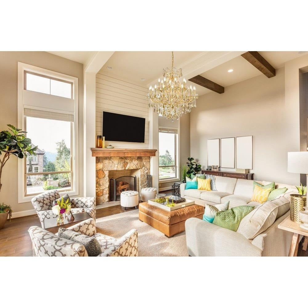 Bailey Street Home - 390-BEL-5047916 - Wheatley Wood - 24 Light Chandelier-36 Inches Tall and 36 Inches Wide