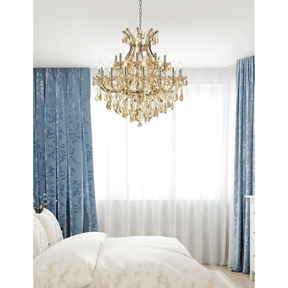 Bailey Street Home - 390-BEL-5047916 - Wheatley Wood - 24 Light Chandelier-36 Inches Tall and 36 Inches Wide
