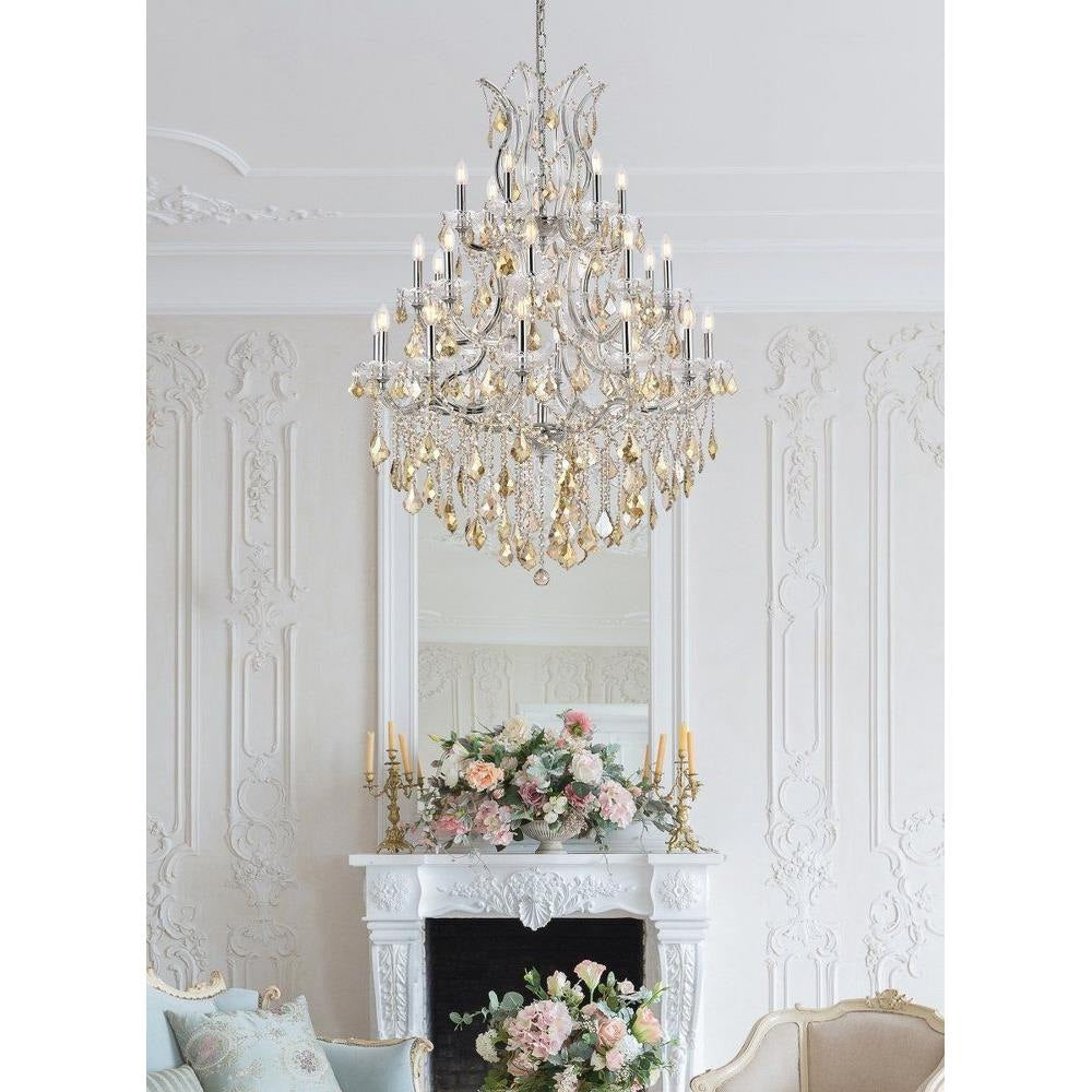 Bailey Street Home - 390-BEL-5047921 - Wheatley Wood - 28 Light Chandelier-52 Inches Tall and 38 Inches Wide
