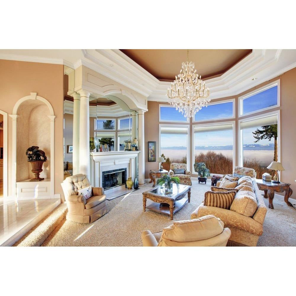 Bailey Street Home - 390-BEL-5047927 - Wheatley Wood - 49 Light Chandelier-62 Inches Tall and 46 Inches Wide
