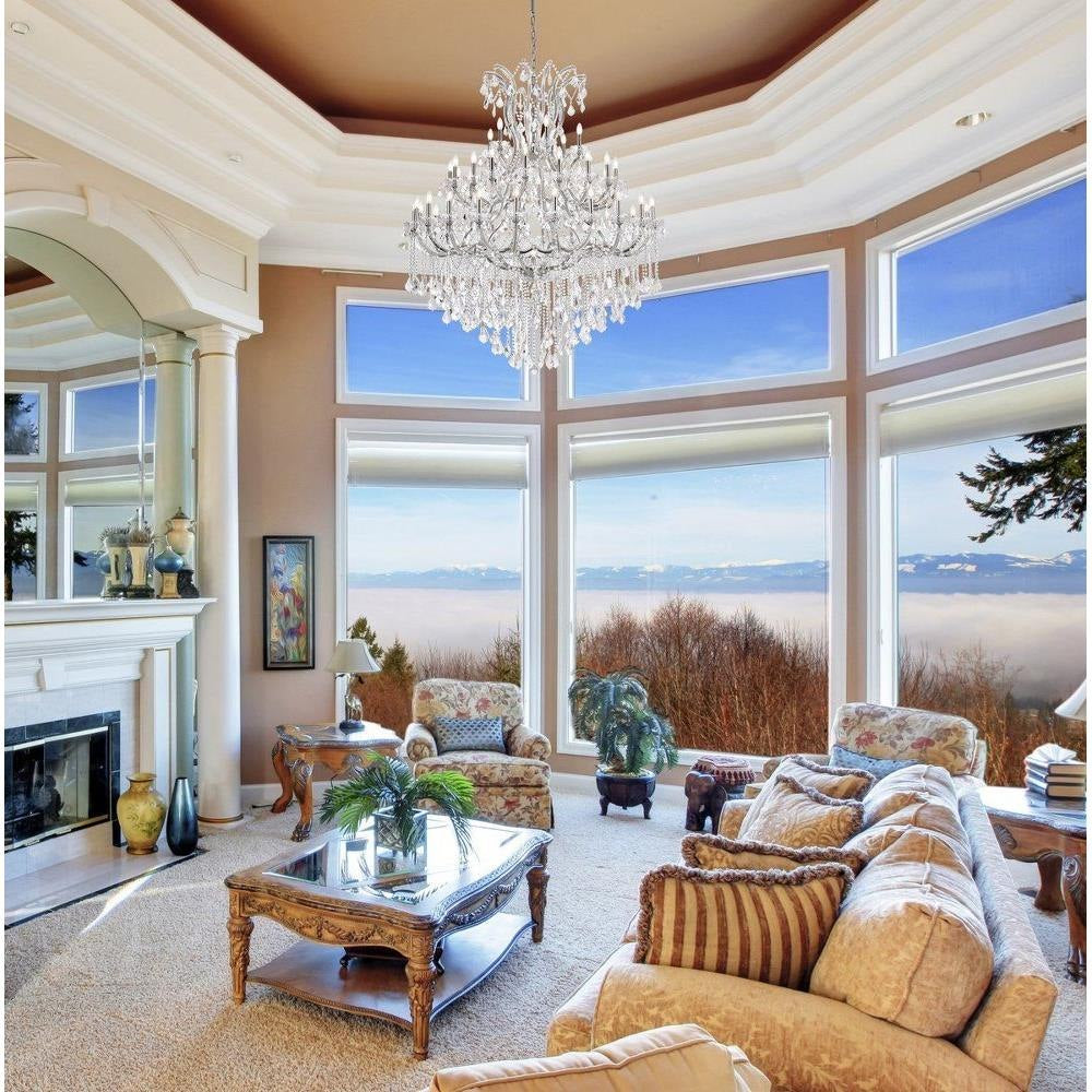 Bailey Street Home - 390-BEL-5047933 - Wheatley Wood - 49 Light Chandelier-72 Inches Tall and 60 Inches Wide