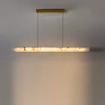 Linear Alabaster Chandelier