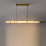 Linear Alabaster Chandelier
