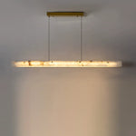 Linear Alabaster Chandelier