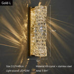 Bacci Crystal Wall Sconces