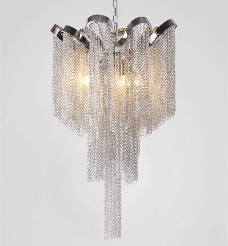 Cadena Chain Tassel Ceiling Light Fixture