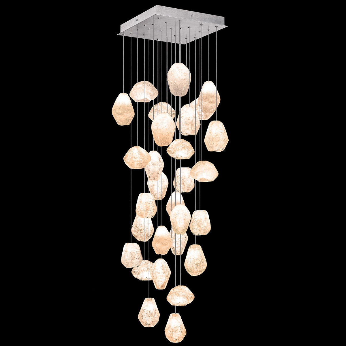 NATURAL INSPIRATIONS 30" W Square Pendant