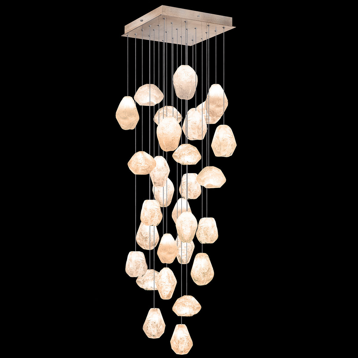 NATURAL INSPIRATIONS 30" W Square Pendant
