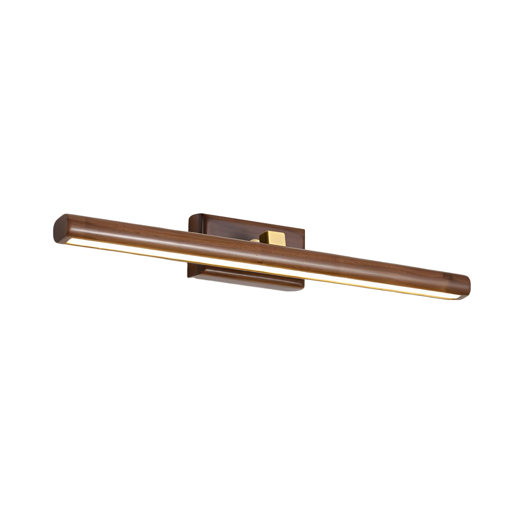 15''/23''/35'' Bathroom Vanity Light with Rotatable Wood LED Fixture
