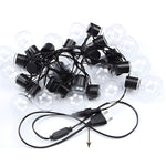 Waterproof Multi-color LED Solar Powered Outdoor String Lights Camping Decor