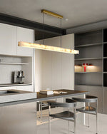 Linear Alabaster Chandelier