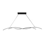 Double Wavy Minimalist LED Creative Modern Chandelier Hanging Ceiling Lamp