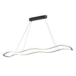 Long Waves Circular Design LED Nordic Hanging Ceiling Light Chandelier