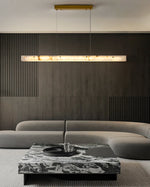 Linear Alabaster Chandelier