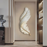 Luxury Creative Feathers USB DC5V Remote Control LED Modern Wall Lights