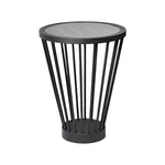 Modern Integrated Outdoor LED Floor Lamp with Tabletop