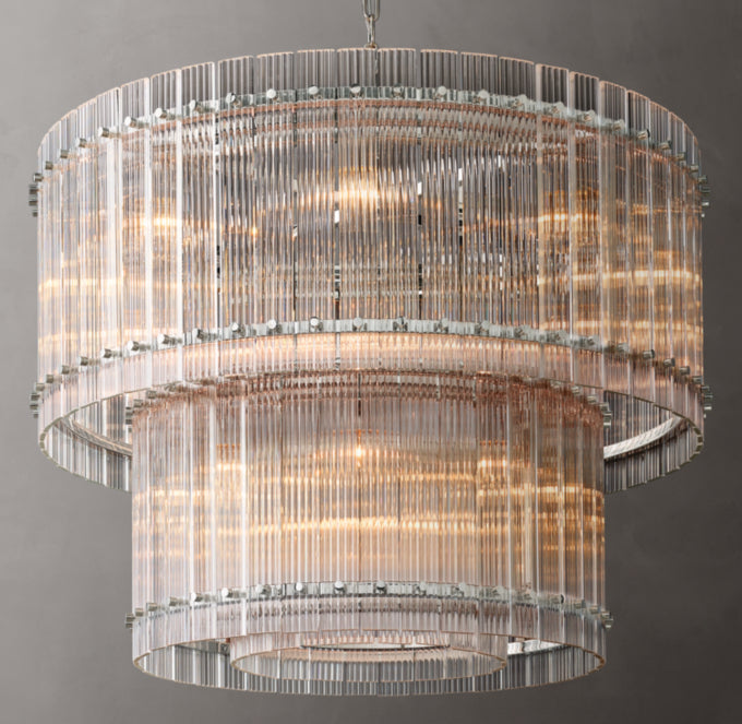 San Marco Two-Tier Round Chandelier 37"