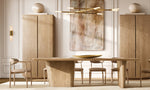 Rousseau 8-Light Mobile Etched Rod Chandelier
