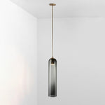 Long Tube Glass Pendant Light