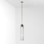 Long Tube Glass Pendant Light
