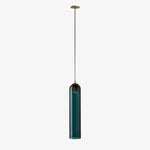 Long Tube Glass Pendant Light