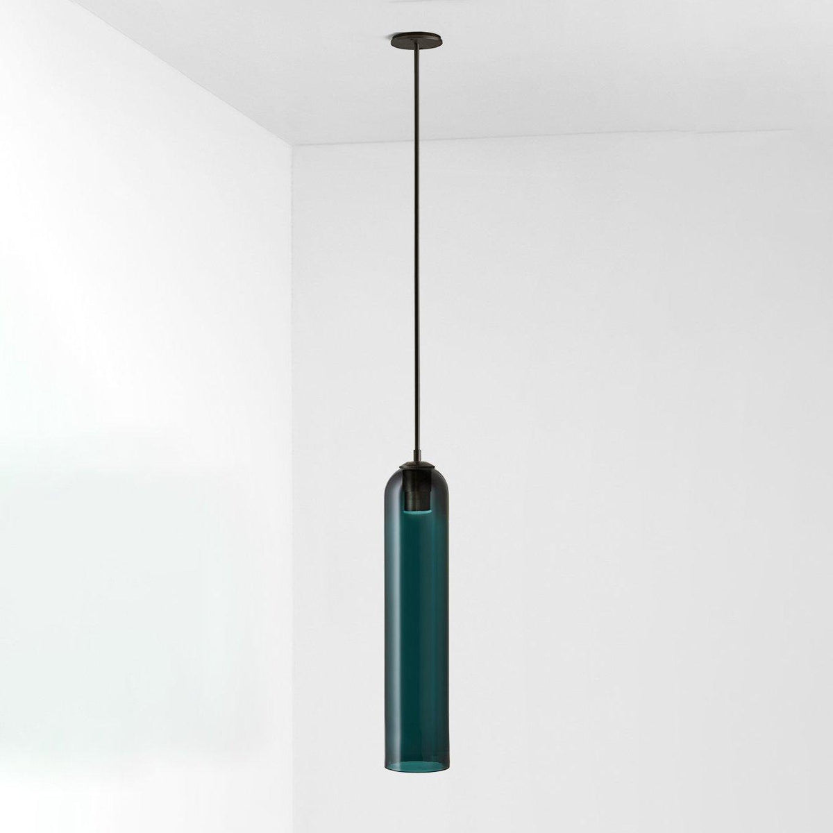 Long Tube Glass Pendant Light