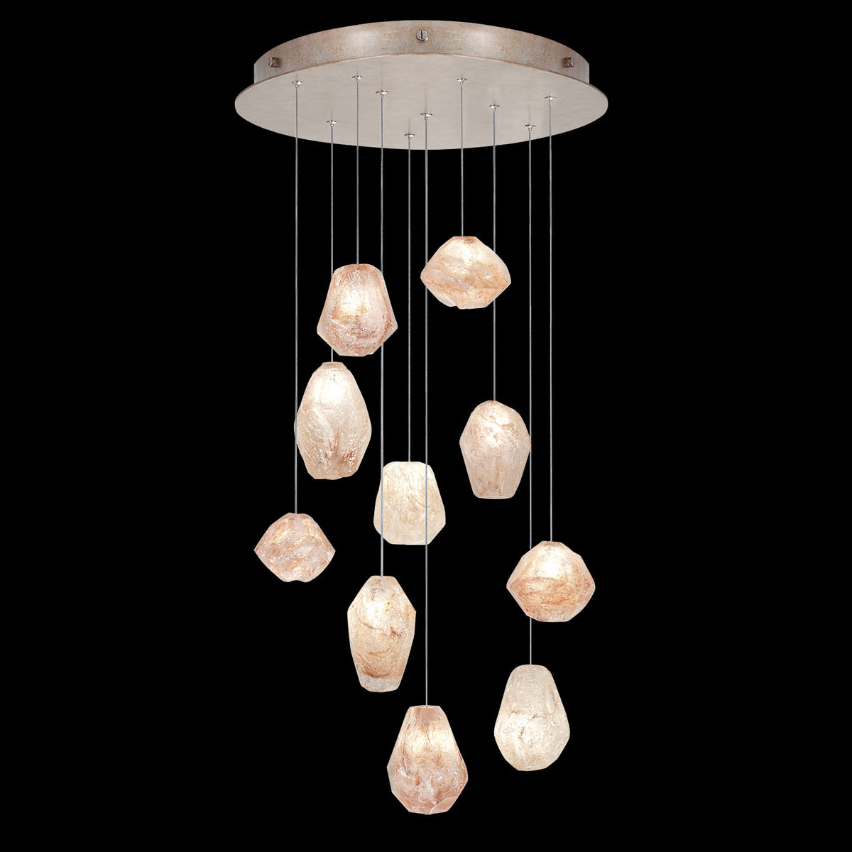 NATURAL INSPIRATIONS 22" W Round Pendant