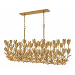 Bailey Street Home - 81-BEL-4947942 - Hillfield Orchards - 50W 10 LED Linear Chandelier In Bohemian Style-27.75 Inches Tall and 60 Inches Wide