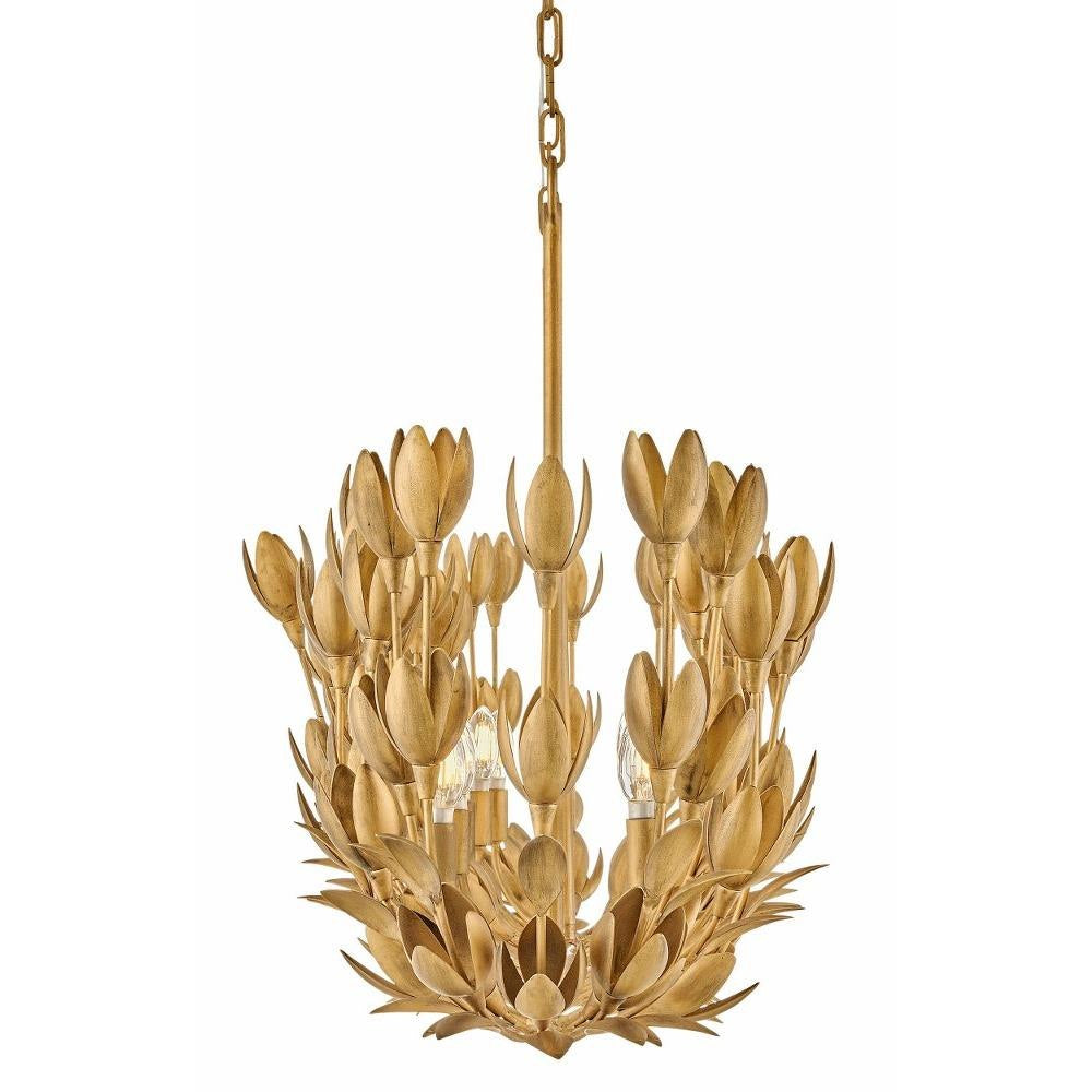 Bailey Street Home - 81-BEL-4947942 - Hillfield Orchards - 50W 10 LED Linear Chandelier In Bohemian Style-27.75 Inches Tall and 60 Inches Wide