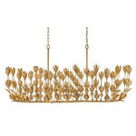 Bailey Street Home - 81-BEL-4947942 - Hillfield Orchards - 50W 10 LED Linear Chandelier In Bohemian Style-27.75 Inches Tall and 60 Inches Wide